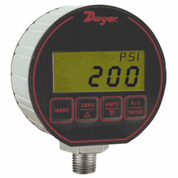 Toon details voor Dwyer digitale manometer en transmitter serie DPG-200 Afbeelding van Dwyer digitale manometer en transmitter serie DPG-200